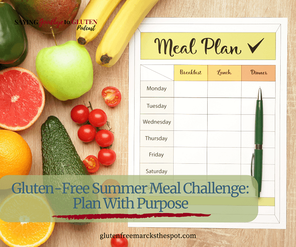 learning how to plan out your gluten-free meals
